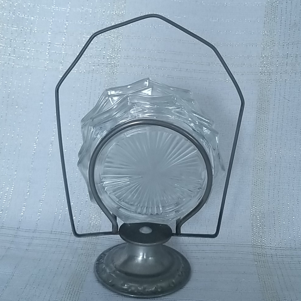 Vintage Glass Coaster Set - Picture 2 of 5